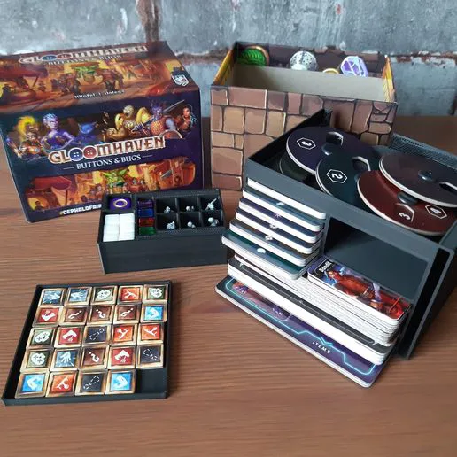 Insert for Gloomhaven Buttons&Bugs