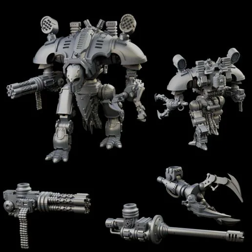 Chaos Dogs of War Small War Knight With Varied Styles and Weapon Options (10cm base)