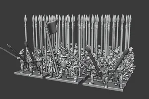 Warmaster Dogs of War Pikemen