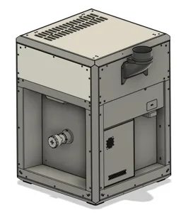 Prusa Core One L Particle evacuation Ø80/Ø100/Ø125 ducts