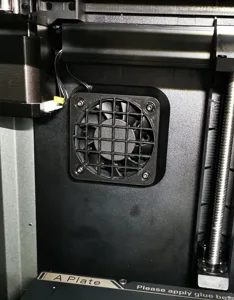 Creality K1 evacuation fan protection