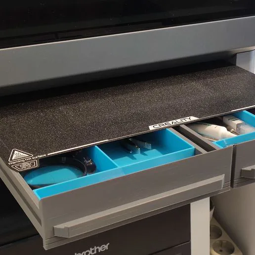 K2 PLUS - Printing plate holder + 2 front + 2 side + 2 side + 2 bottom trays