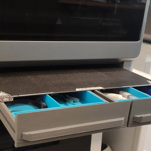 K2 PLUS - Printing plate holder + 2 front trays + 2 side trays