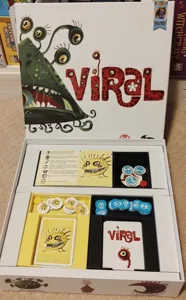 Viral board game insert and organizer