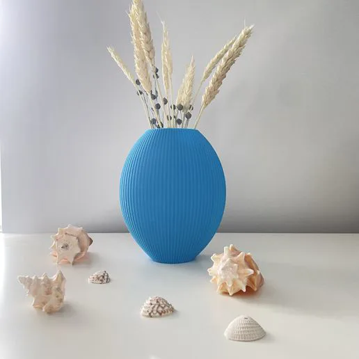 Blue lagoon vase