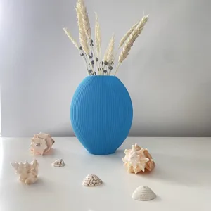 Blue lagoon vase