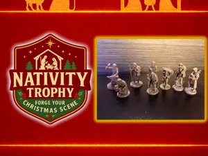Shepherds & Villagers - Nativity Trophy