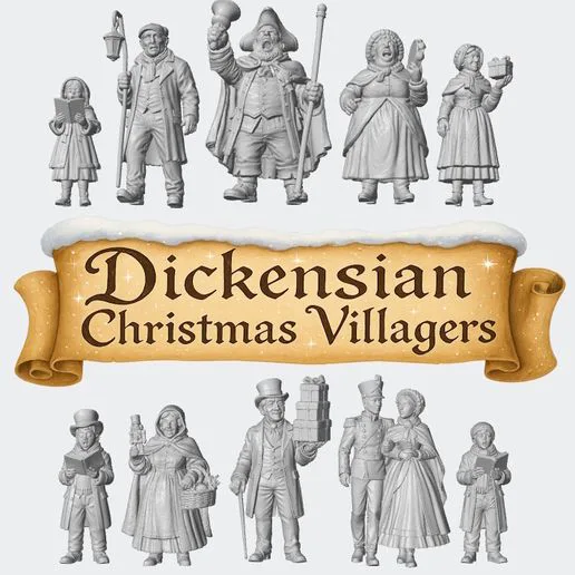 Dickensian Christmas Villagers