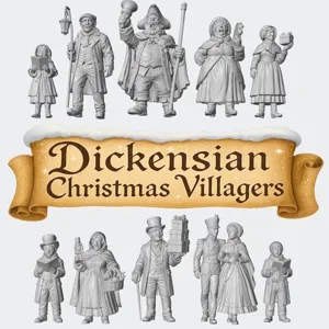 Dickensian Christmas Villagers