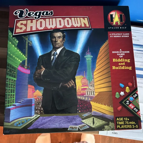 Vegas Showdown Board Game Insert