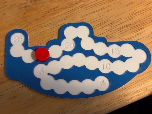 Deep Sea Adventure Submarine Game Board