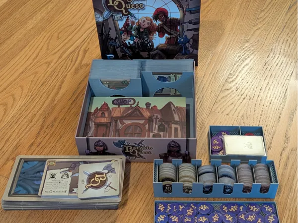 Bargain Quest Sleeved w. Expansions - Small Box