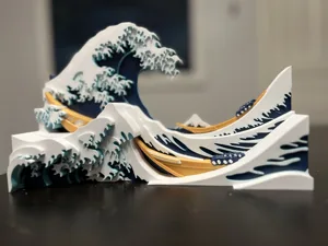 Great Wave off Kanagawa - Multi-colored for AMS