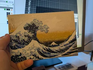 The Great Wave off Kanagawa - 3D Picture