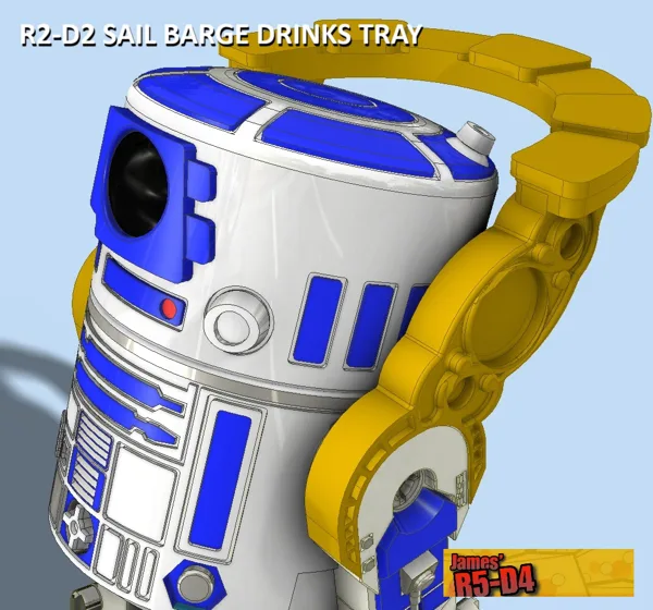FunkoPOP R2-D2 Jabba's Sail Barge Tray