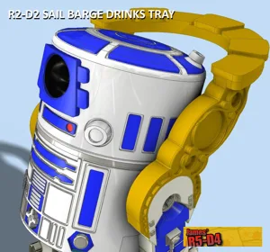 FunkoPOP R2-D2 Jabba's Sail Barge Tray
