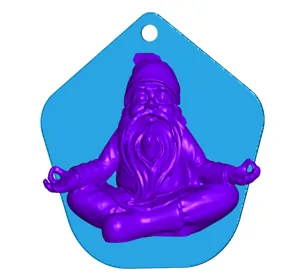 Wind Chime Upgrade – 3d Zen Gnome Sail – Wind Catcher