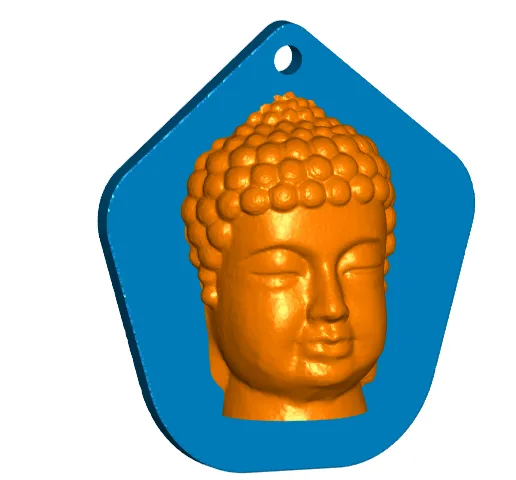 Wind Chime Upgrade – 3d Buddha Bust Sail – Wind Catcher