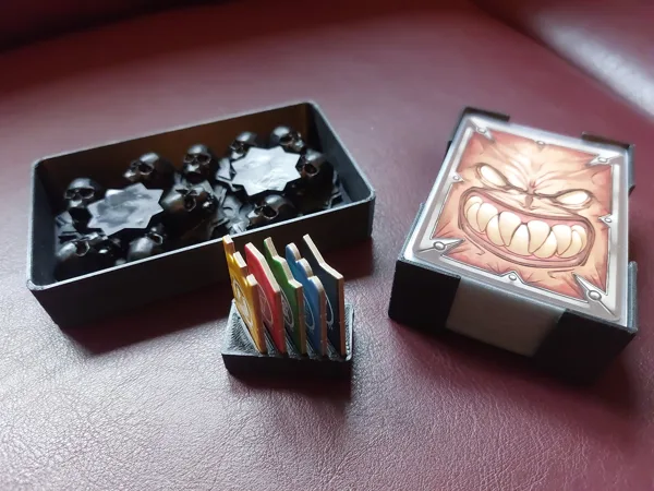 Last Bastion: Monster Cards Holder & Skull Token Box & Banner Stand