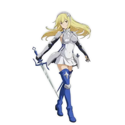 Ais Wallenstein Desperate with cover - DANMACHI, sword, rapier, PROP, ANIME, MANGA