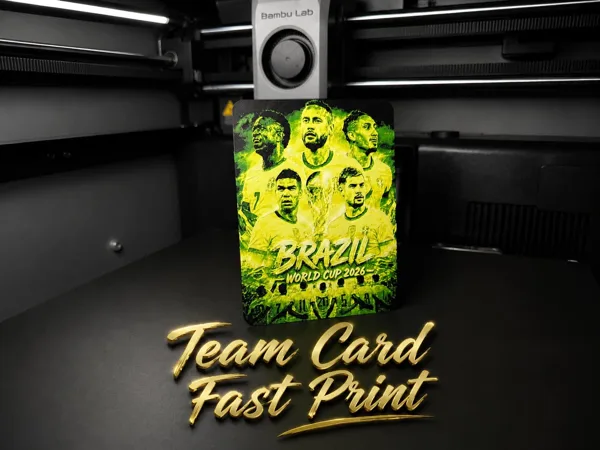 Brazil World Cup Team Card