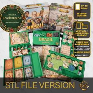 Brazil Imperial STL Files | 3D Printable Organizer | Insert