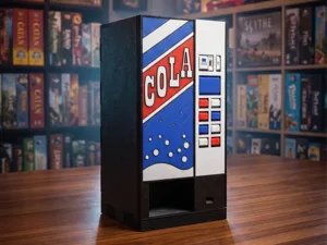 Cola Vending Machine Dice Tower with Storage Bins