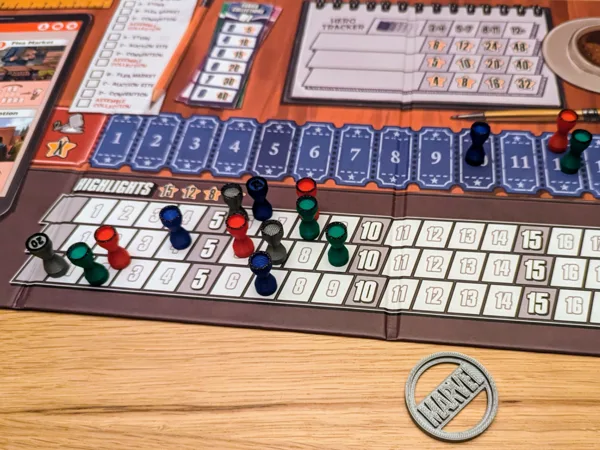 Comic Hunters Board Game Alternate Player Markers