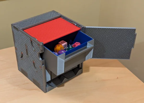 Convertible Storage/Dice Tower with Drawers - Mini