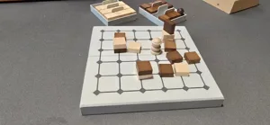 The Journeymini: an Even More Travel-friendly Tak Board with Piece Trays