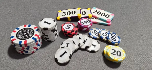 Mini Poker Chip Set with Tray