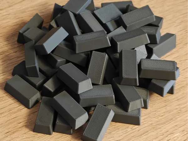 Metal ingot board game upgrade resource iron/steel