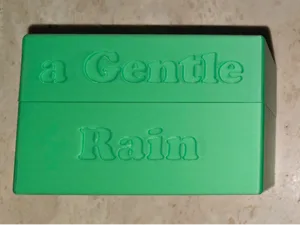 "A Gentle Rain" storage box