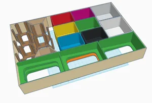 Here Be Dragons - board game insert