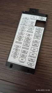 Lexus CT200h fuse box cover
