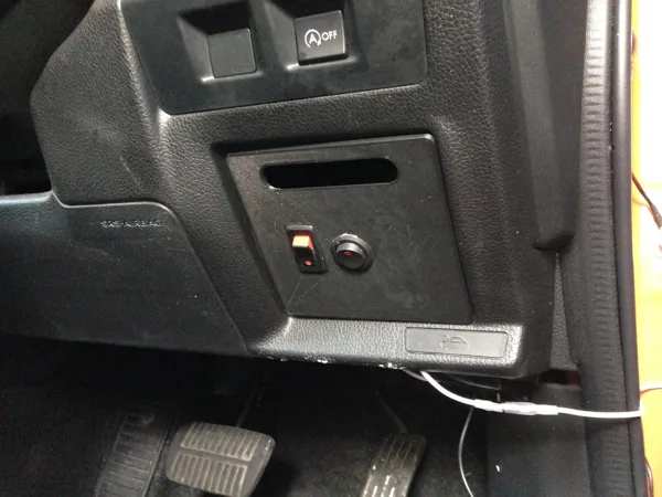 Subaru XV fuse box cover