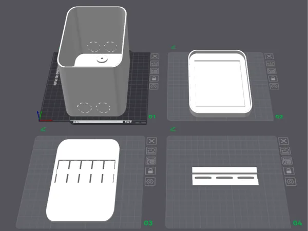 Simple 5-Slot Fuse Box for ES Circuit Breakers