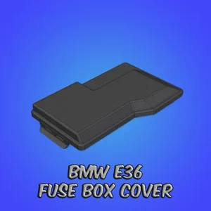 BMW E36 fuse box cover