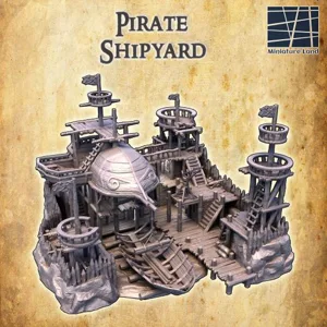 Pirate Shipyard 28 mm Tabletop Terrain