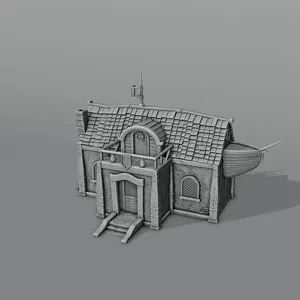 Treasure Island Architecture - shipyard building