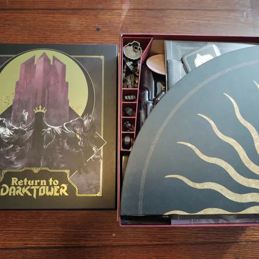 Return to Dark Tower all-in organizer & insert, all expansions in the core box