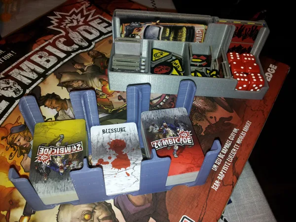 Zombicide card holder and tray box
