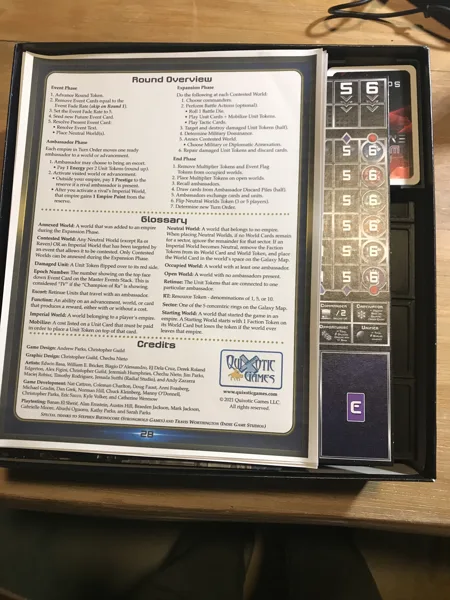 Core Worlds: Empires - Board Game Insert