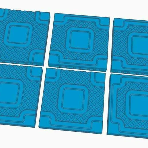 Sci-fi / Space Hulk floor tiles (OpenLock)