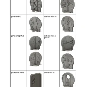 door for board game / porte pour jeu de société (Space Hulk)