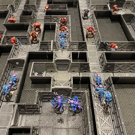 Space Hulk Themed Corridor System Full 3D version