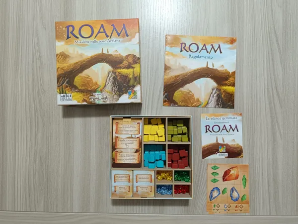 Roam Boardgame Insert (Square Box) + mini expans.