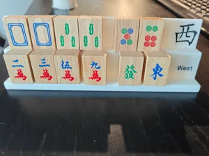 Mahjong tile stands