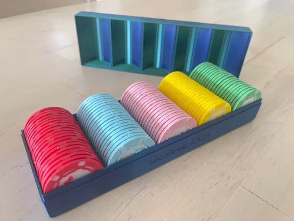 40mm Mahjong Casino Chip Storage Case (100 Chips)