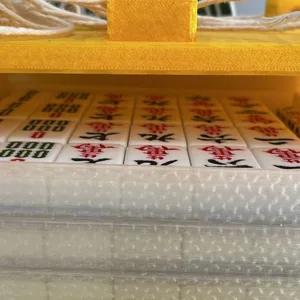 136-Tile Mahjong Storage Case (30mm) + Tenbo Stick Holder